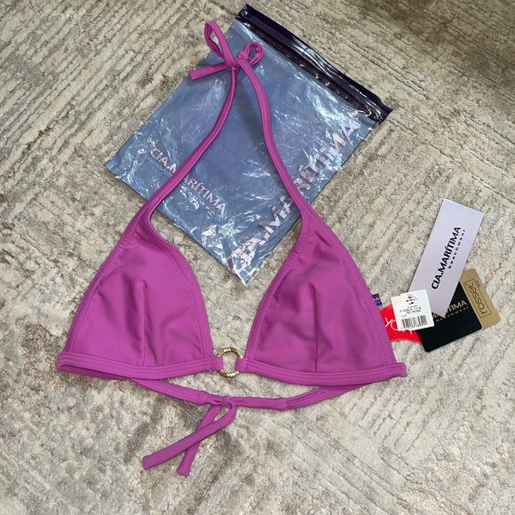 NWT Cia.Maritima Beachwear Triangle Top - Picture 10 of 10